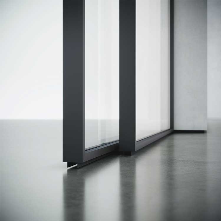 High quality aluminium folding door profile