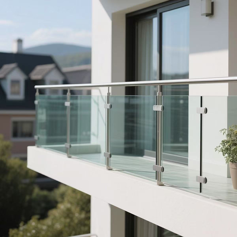 Balcony Glass Railing System